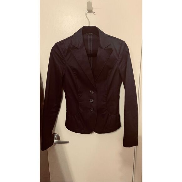 Sisley Navy Blue Blazer Jacket Womens Size M - Picture 1 of 12
